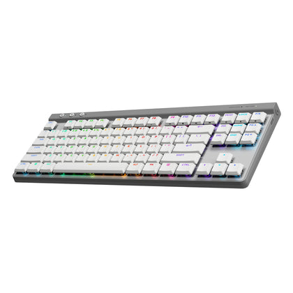 Logitech G515 Lightspeed TKL layout for compact gaming setup and desk space