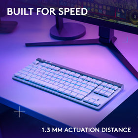 Logitech G515 double-shot PBT keycaps durable and oil-resistant for long sessions