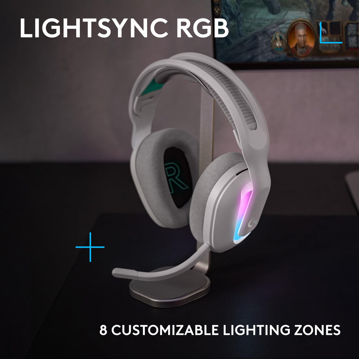 Logitech G522 microphone clarity supports in-game voice chats