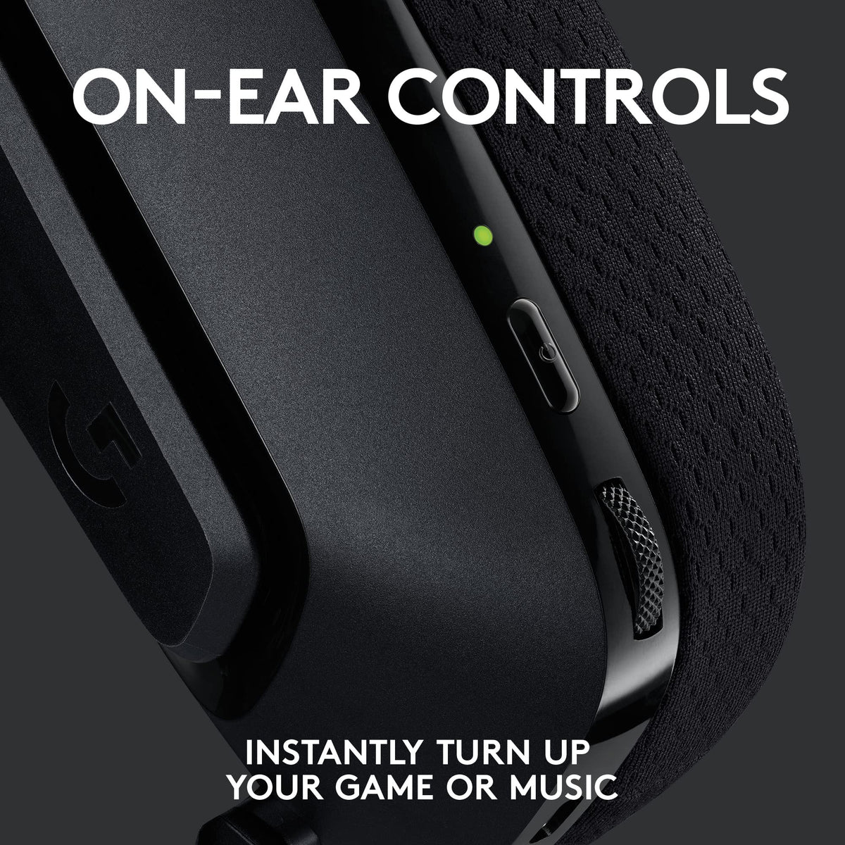 Logitech G535 compatible with PC and PS consoles for easy setup.