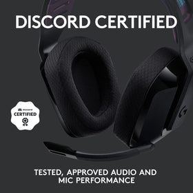 Logitech G535 renewed packaging indicating certified refurbishment.