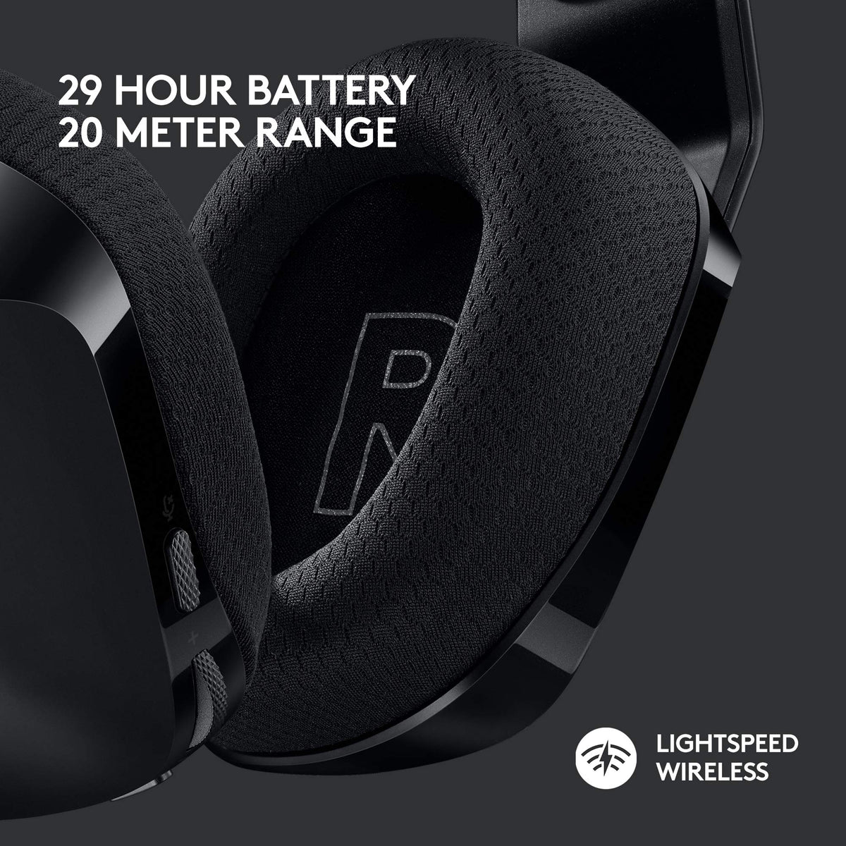 Logitech G733 suspension headband for extended comfort during gaming.