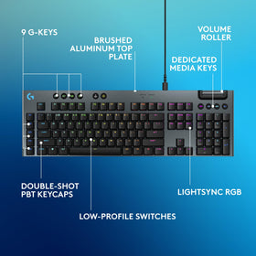 Logitech G915 X KEYCONTROL programmable keys for customization