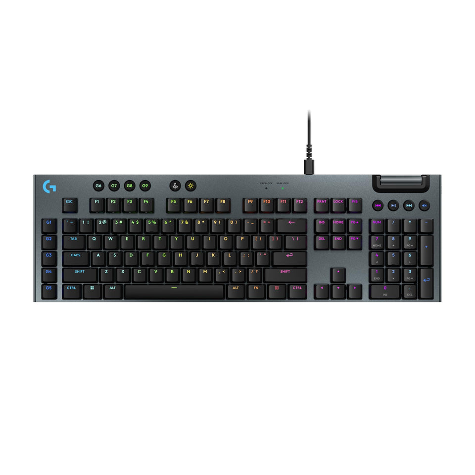 Logitech G915 X Renewed full-size keyboard with premium aluminum build