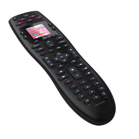 Logitech Harmony 665 remote back view highlighting button area