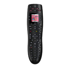 Logitech Harmony 665 remote front view showing layout and comfort