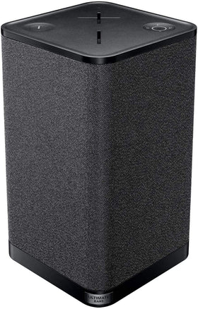 Logitech Hyperboom front view highlighting bold sound for parties.