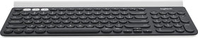 Logitech K780 cradle closeup holding a tablet securely for hands-free productivity