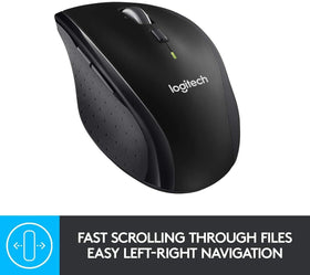 Logitech M705 hyper-fast scrolling helps navigate long documents quickly.