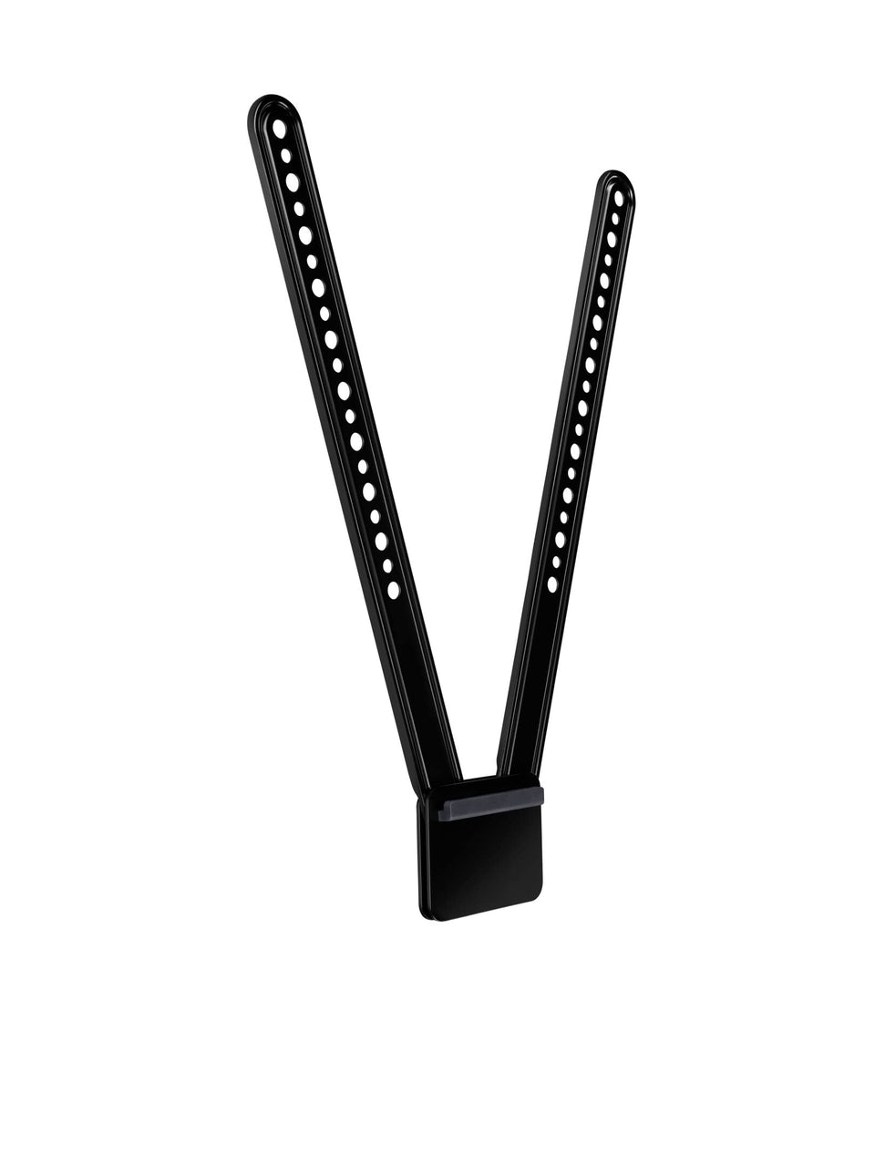 Logitech MeetUp TV Mount above monitor showing flexible placement for MeetUp.