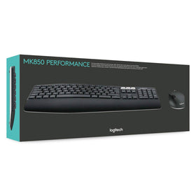 Logitech MK850 keyboard keys with tactile feedback for productive typing