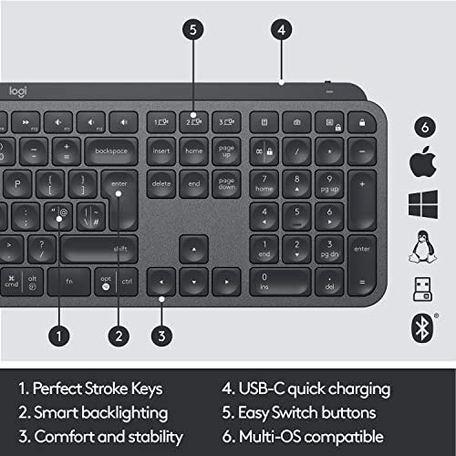 Logitech MX Keys Graphite multi-device setup across OSes