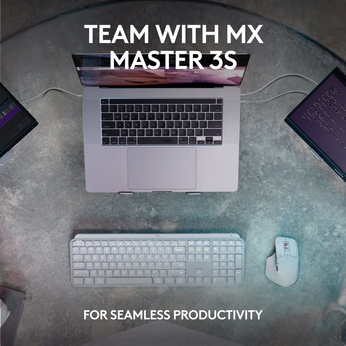 Logitech MX Keys S Graphite multi-device setup enables seamless switching