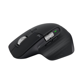 Logitech MX Master 3S top view highlighting ergonomic curves for all-day comfort