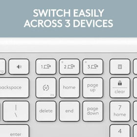 Logitech Signature Slim K950 with Logi Options+ shortcuts for efficiency
