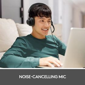 Logitech Zone 750 40mm drivers deliver rich bass and crisp highs for focused listening.