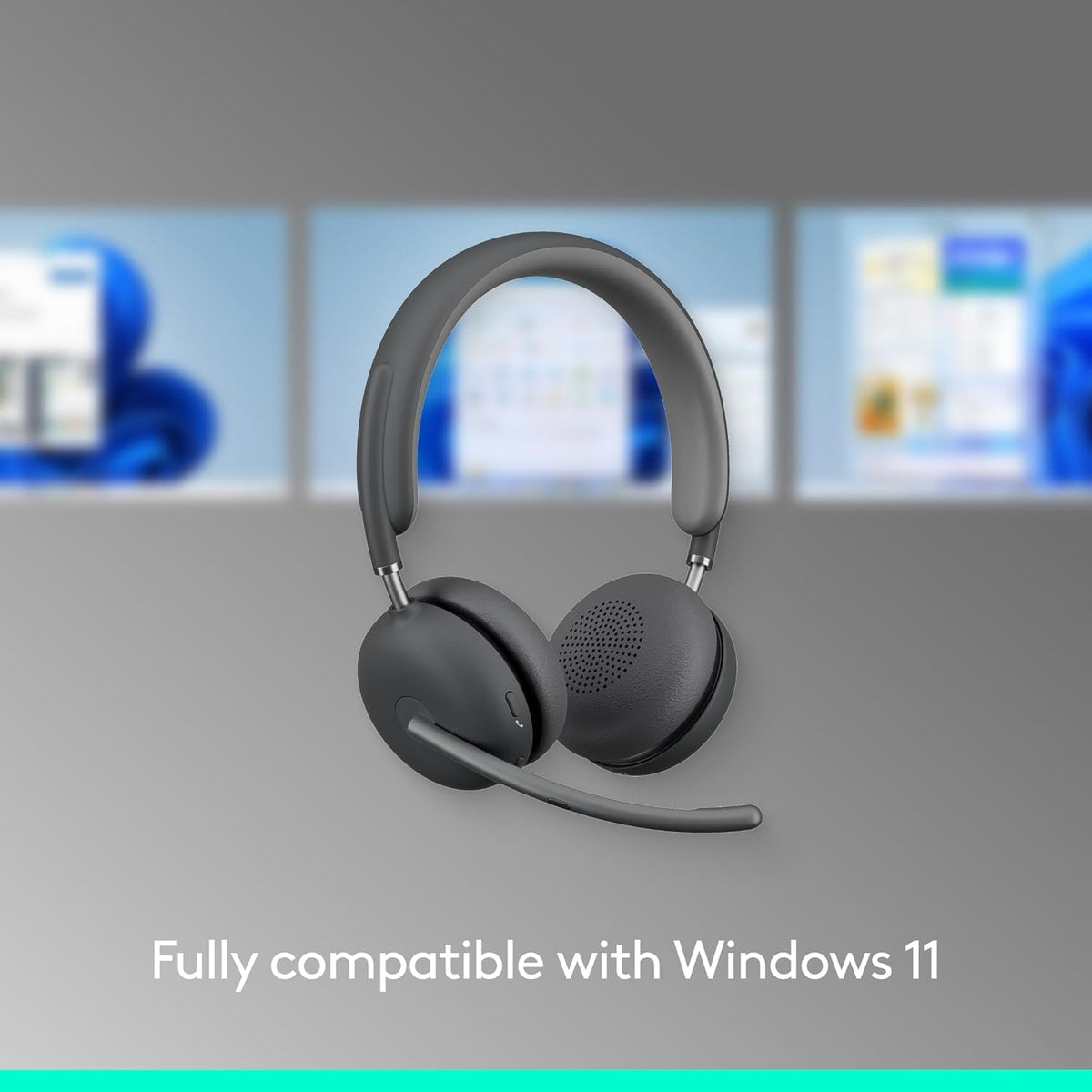 Logitech Zone 950 40 mm drivers deliver rich meeting and music sound