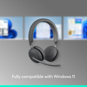 Logitech Zone 950 40 mm drivers deliver rich meeting and music sound