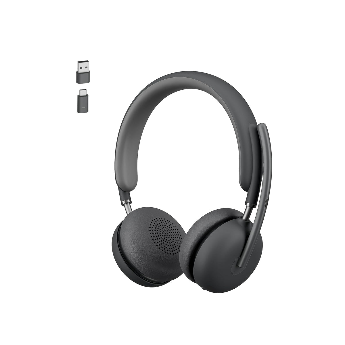 Logitech Zone 950 headset graphite overview highlighting comfort and style