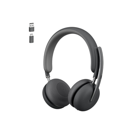 Logitech Zone 950 headset graphite overview highlighting comfort and style