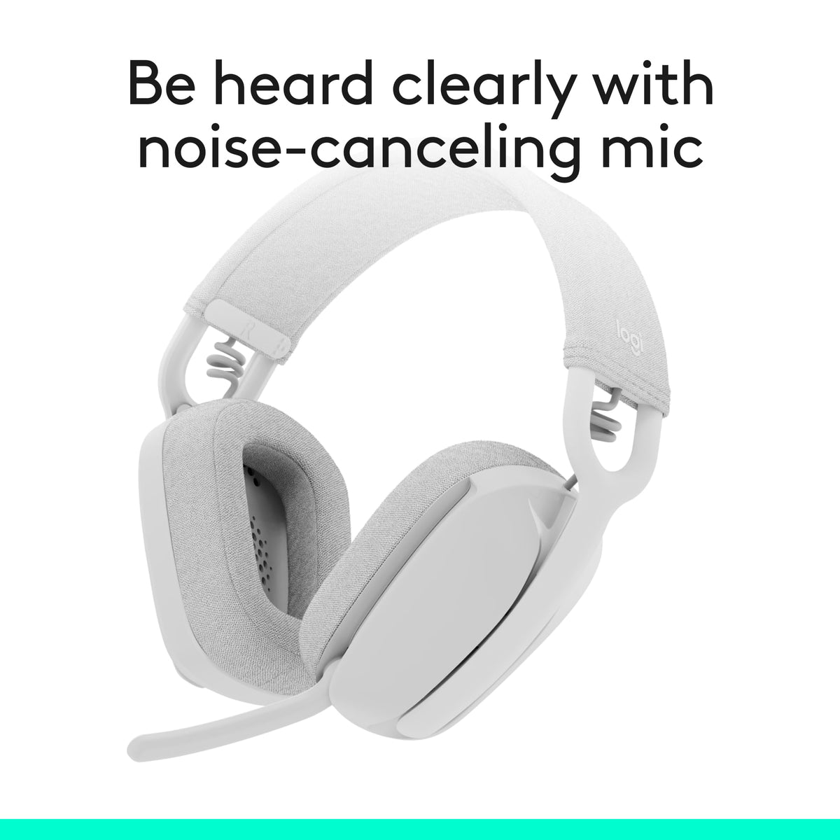 Logitech Zone Vibe 100 40mm drivers deliver rich bass and crisp highs.