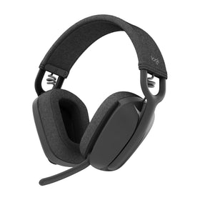 Logitech Zone Vibe 100 front view headphones delivering immersive audio for meetings