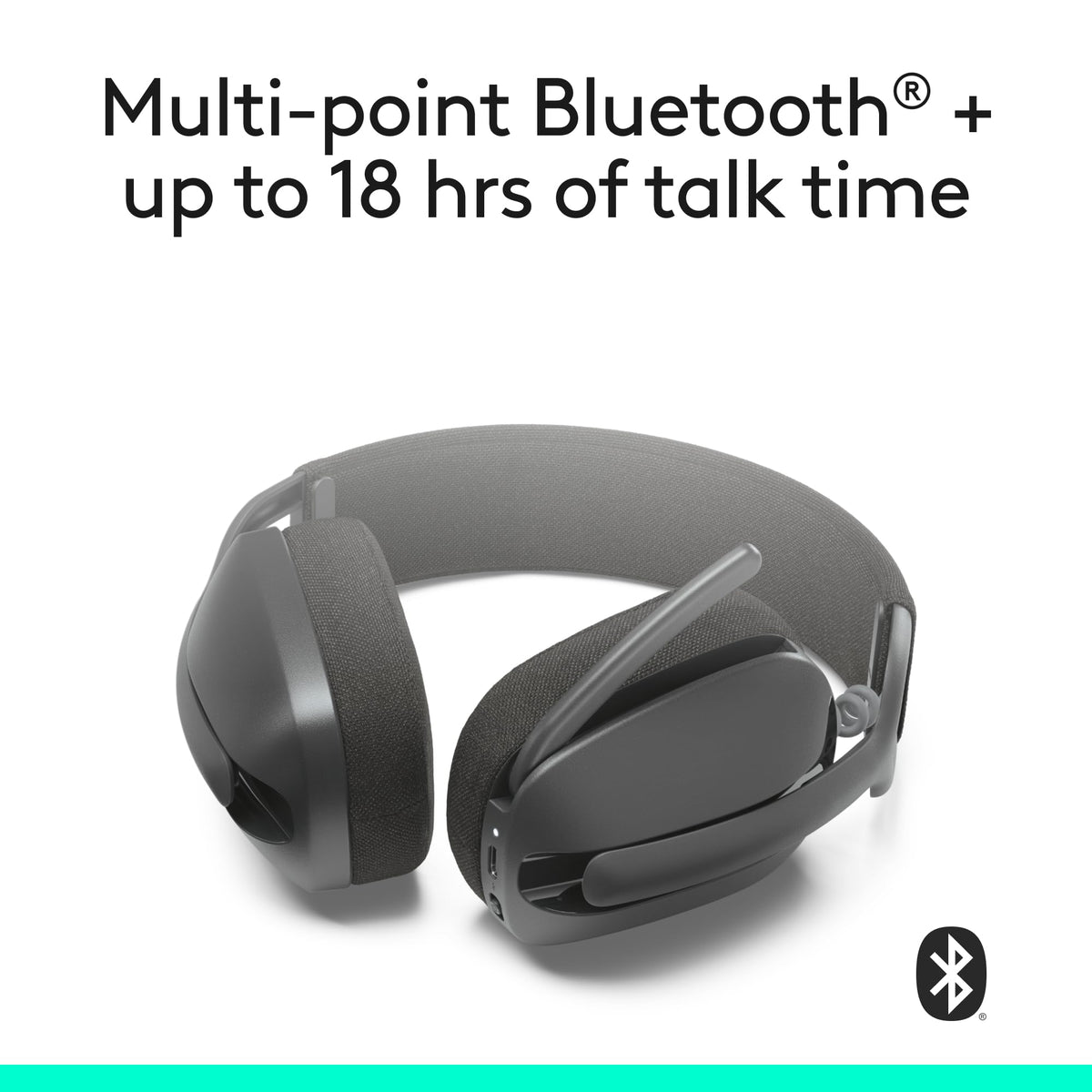 Logitech Zone Vibe 100 multipoint Bluetooth connection for seamless device switching