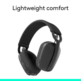 Logitech Zone Vibe 100 packaging highlights recycled plastic content