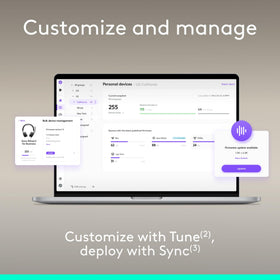 Logitech Zone Wired 2 Sync management for silent remote updates