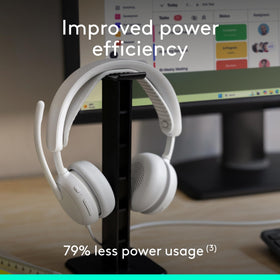 Logitech Zone Wired 2 USB-C adapter ensures easy setup across devices.
