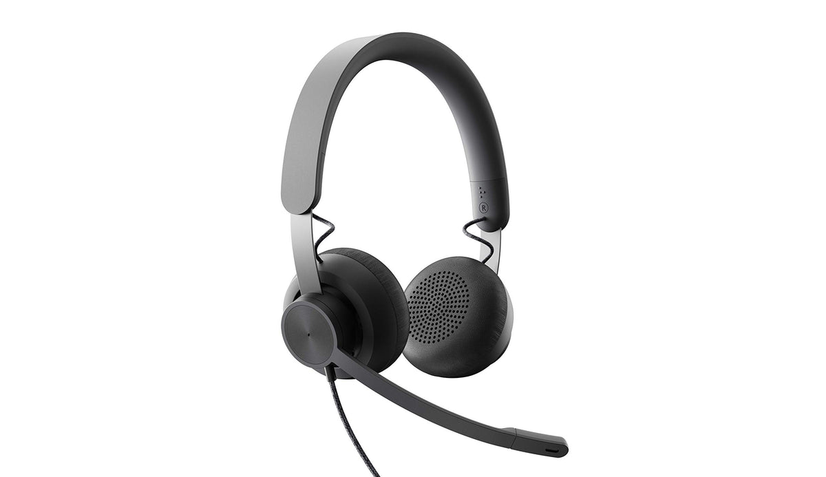 Logitech Zone Wired with 40mm drivers delivering rich audio for calls and music