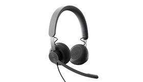 Logitech Zone Wired with 40mm drivers delivering rich audio for calls and music