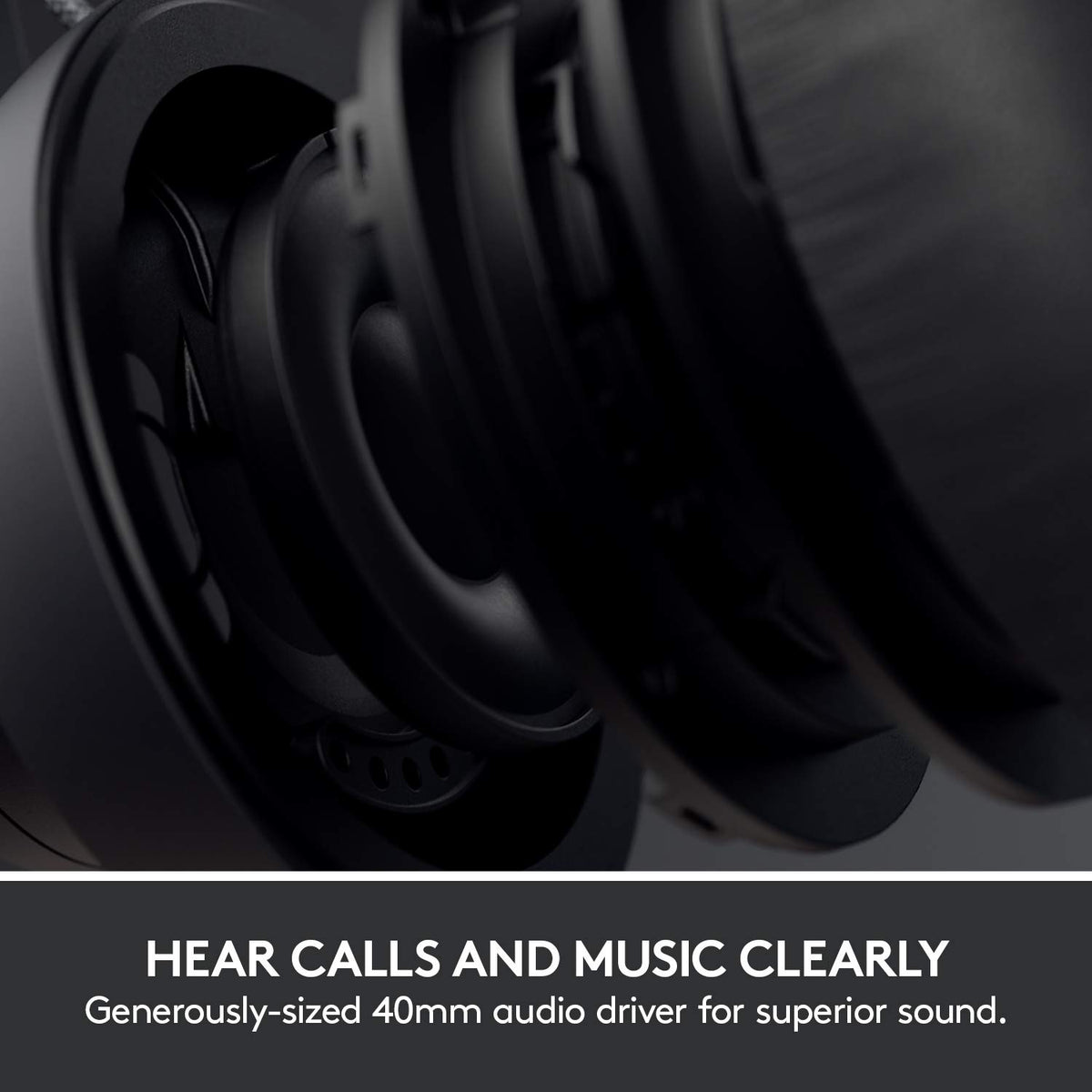 Logitech Zone Wired headband and memory-foam ear pads for long-lasting comfort