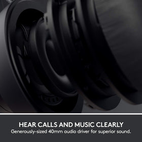 Logitech Zone Wired headband and memory-foam ear pads for long-lasting comfort