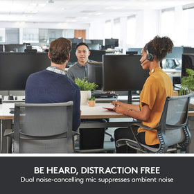 Logitech Zone Wired inline controls for quick volume and mute access