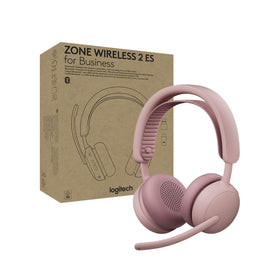 Logitech Zone Wireless 2 ES for Business front view showing premium build for office use.