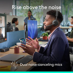 Logitech Zone Wireless 2 ES 40mm driver for balanced sound.