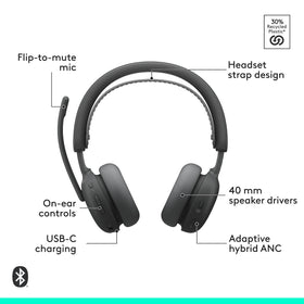 Logitech Zone Wireless 2 ES in open office usage scenario for focus.