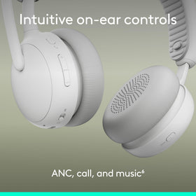 Logitech Zone Wireless 2 ES replaceable earpads and strap extending life.