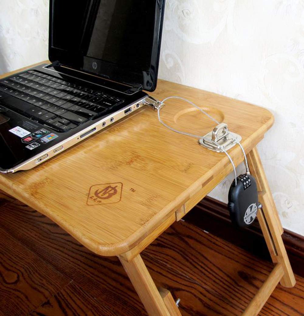 Lohas Select desk anchor helps organize cables and keep locks accessible.