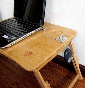 Lohas Select desk anchor helps organize cables and keep locks accessible.