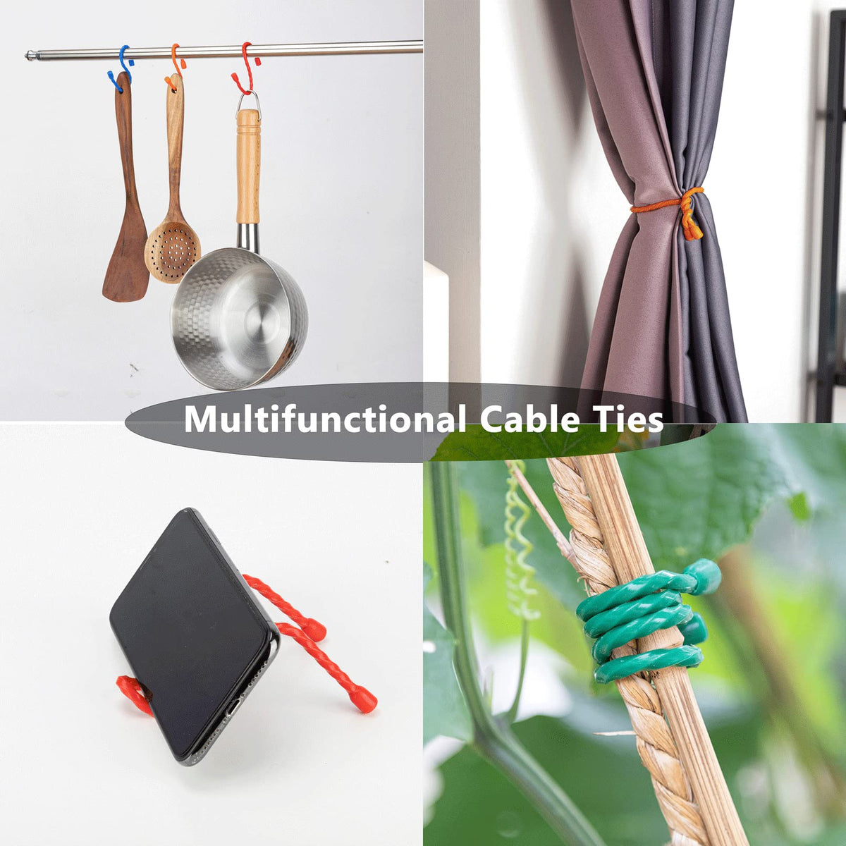 LOIUO on a tidy desk showing color-coded cable management for productivity