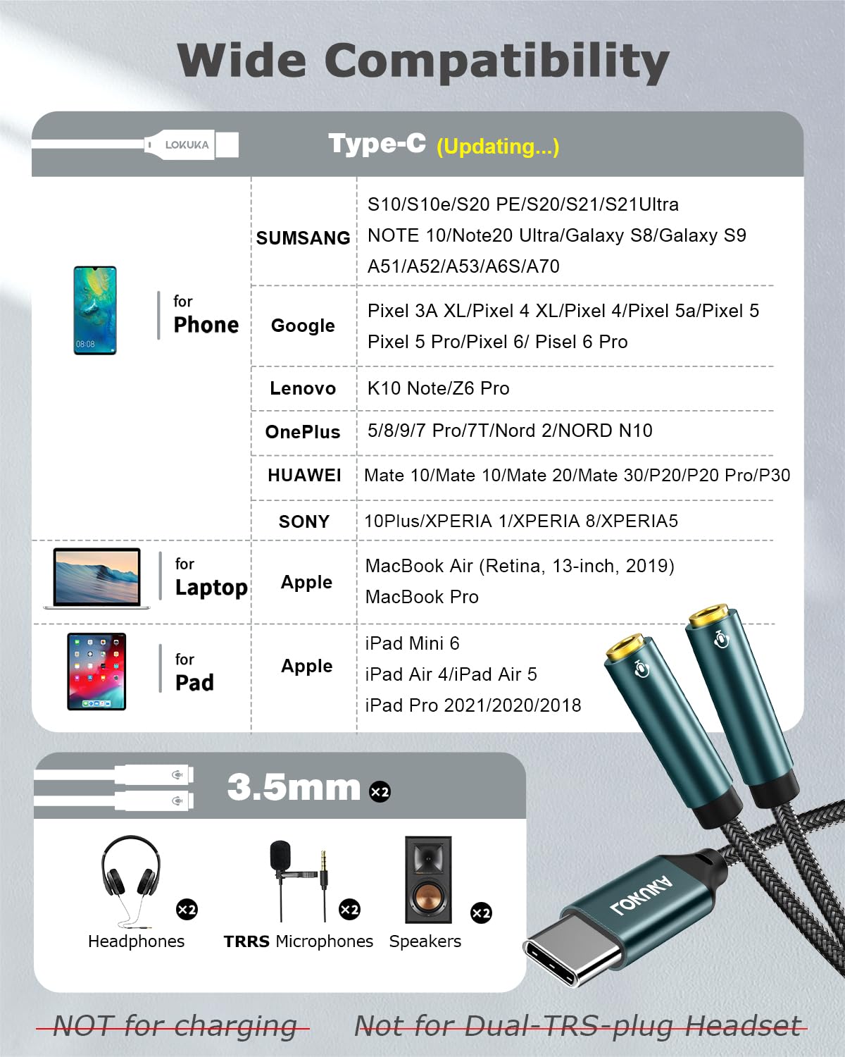 LOKUKA USB‑C connector pictured demonstrating durable tested construction