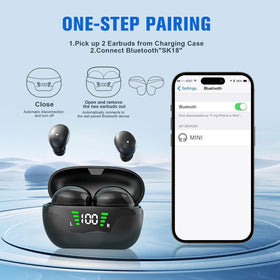 Loluka battery-life emphasis with up to 7 hours per charge and 60 hours with case.