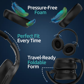 Long Run Technologies ANC headphones hi-res audio with larger drivers