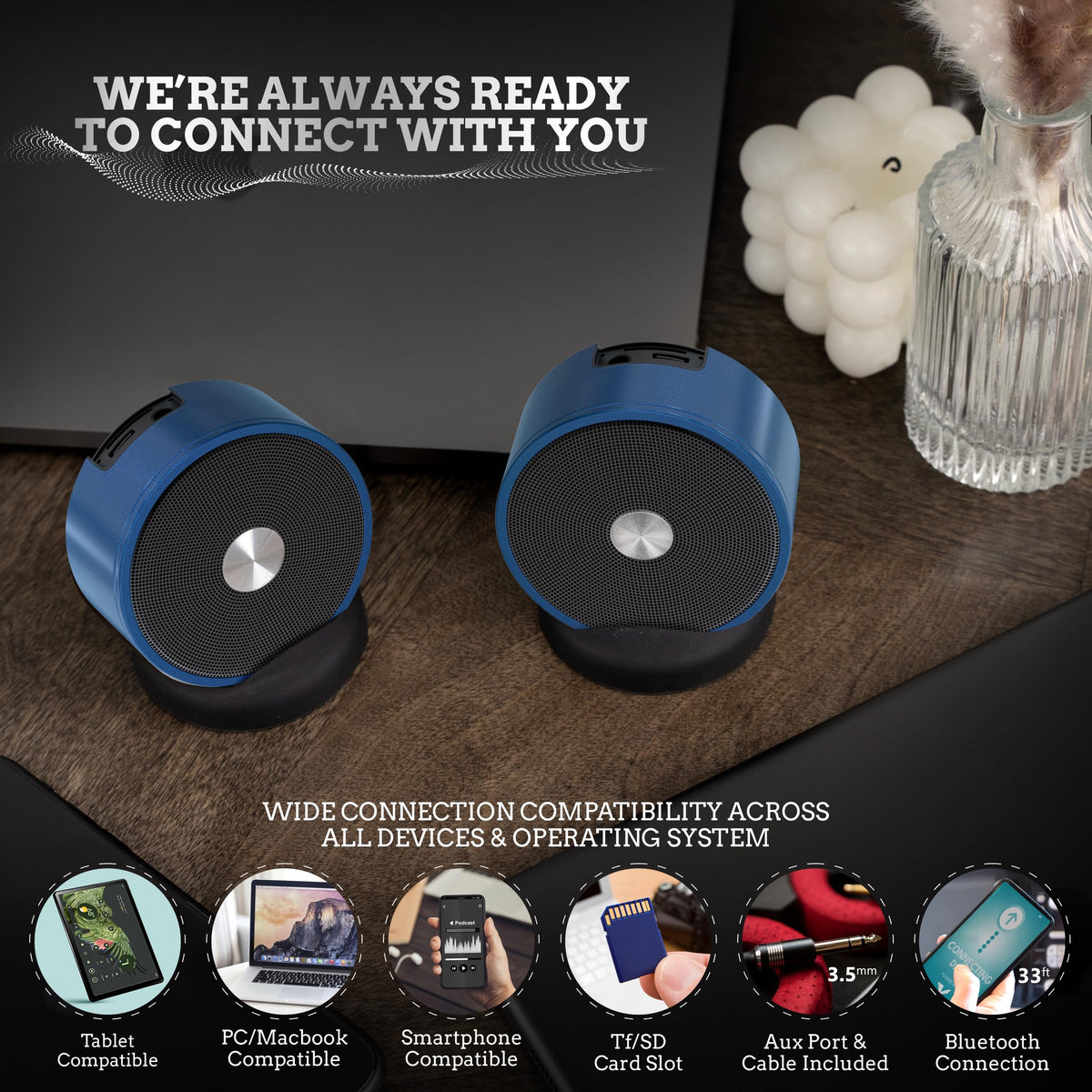Long Run Technologies TV and device compatibility ensures clear audio with screens.