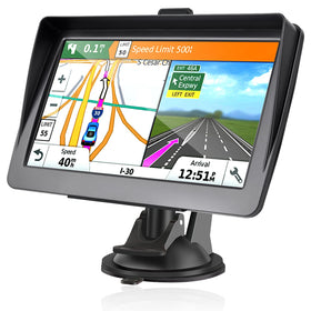 LONGRUF GPS Navigator 7-inch display for easy, distraction-free driving guidance.