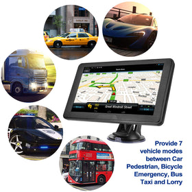 LONGRUF GPS Navigator preloaded maps for US, Canada, and Mexico.