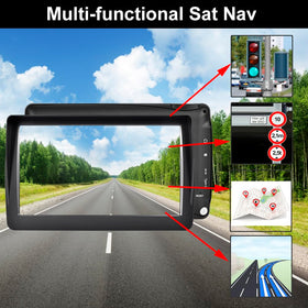 LONGRUF GPS Navigator voice prompts offer multi-language directions on the road.