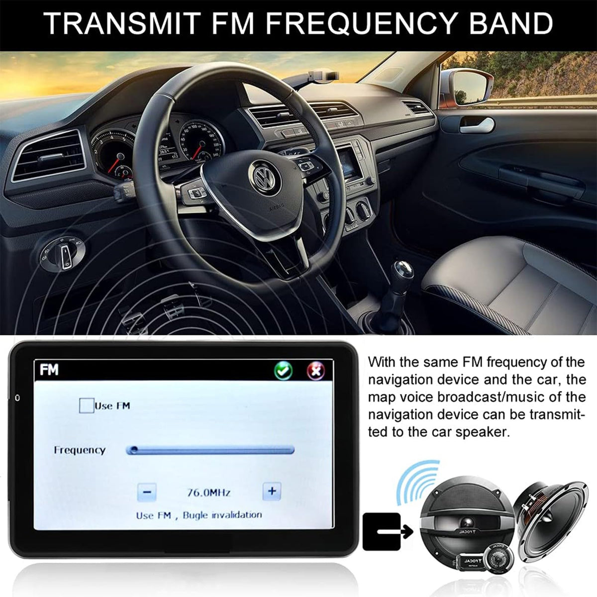 LONGRUF GPS offers four route options for efficient navigation